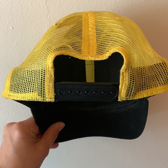 Black and Yellow Pikachu Pokémon SnapBack Hat / Cap with yellow netting - Picture 6 of 6